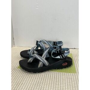 Chaco Women's Z/2 Classic Sandals Women's 9 Blue Pattern Double Strap Toe Loop